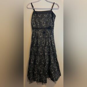 Elegant Black Lace Dress